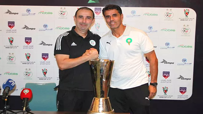 ​اليوم منتخبا الجزائر والمغرب في نهائي كأس العرب للناشئين 